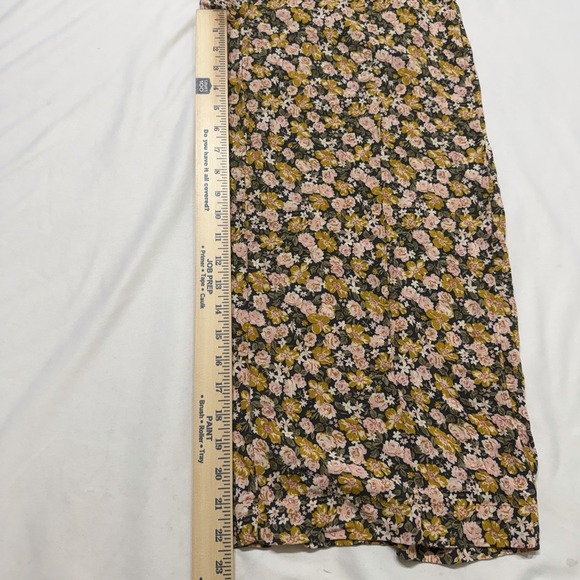 American Eagle High-Waisted Floral Wide-Leg Pants Womens XS Loose - Picture 10 of 12